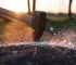 picture of a hammer hitting a glass